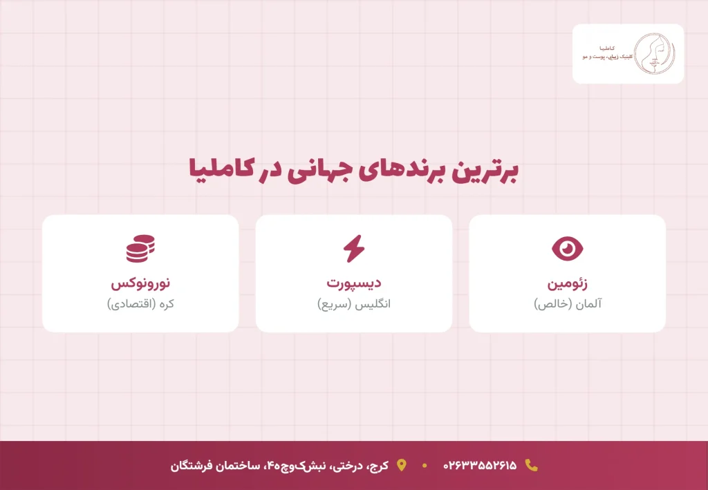 معرفی انواع بوتاکس خارجی و برندهای مطرح